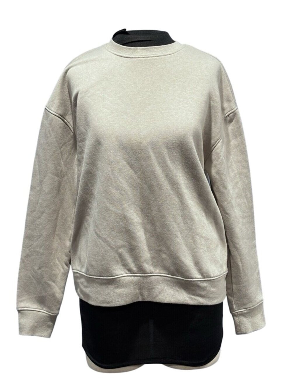 Primark Women's Essential Pullover Sweatshirt Color Beige Size Small